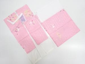 兎・花丸文様二部式半襦袢